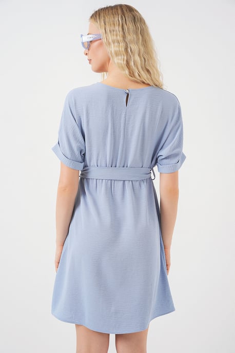 Mini-Kleid mit Schleifenbindeband - Image 6
