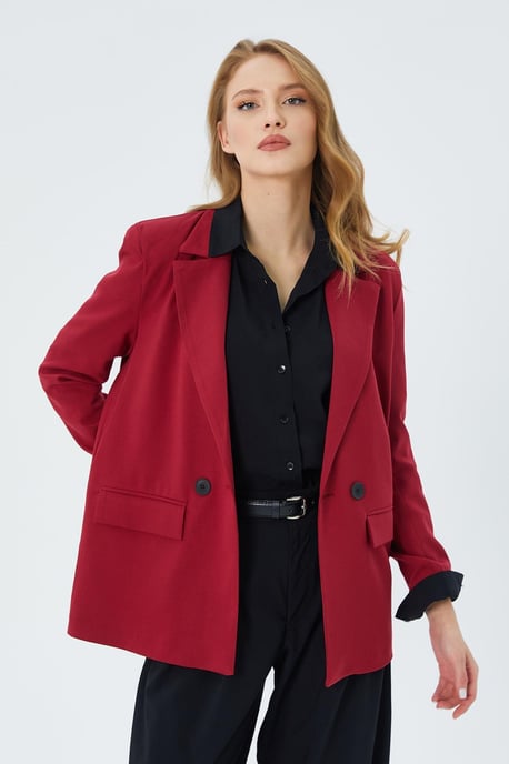 Langärmliger, geknöpfter Blazer - Image 2