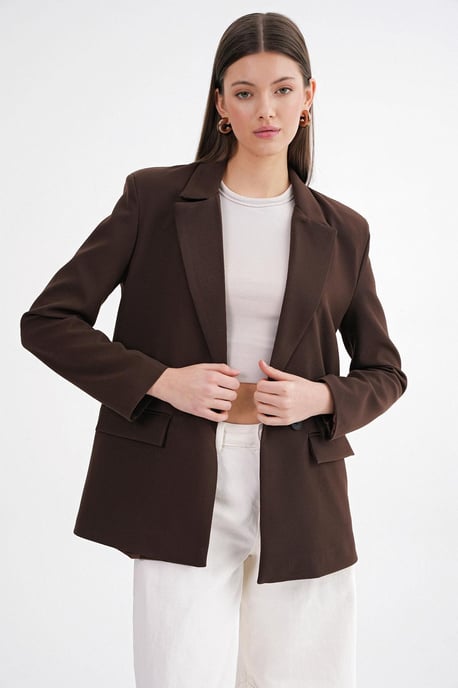 Langärmliger, knöpfbarer Blazer - Image 5