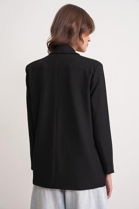 Langärmliger geknöpfter Blazer - Image 6