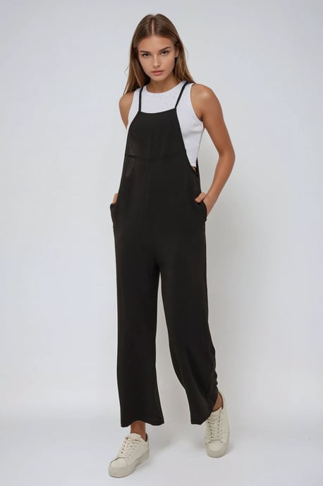 Halter-Neck Regular Fit Jumpsuit mit Tasche - Image 2