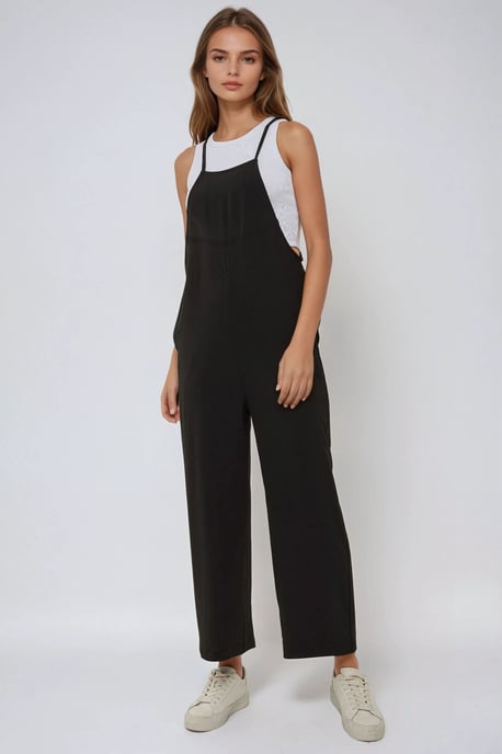 Halter-Neck Regular Fit Jumpsuit mit Tasche - Image 5