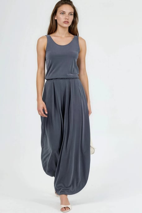 Falten-Modal-Jumpsuit - Image 2