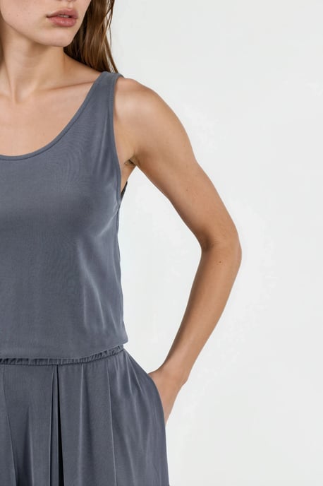 Falten-Modal-Jumpsuit - Image 5