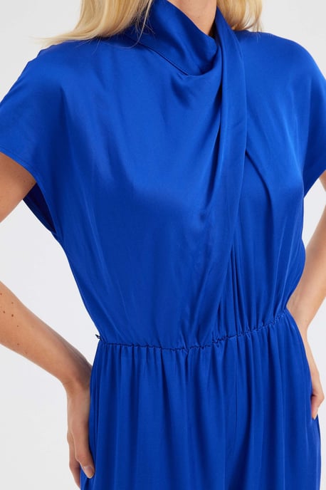 Hochtaillierter Jumpsuit mit Frontdetail und Kordelzug - Image 6