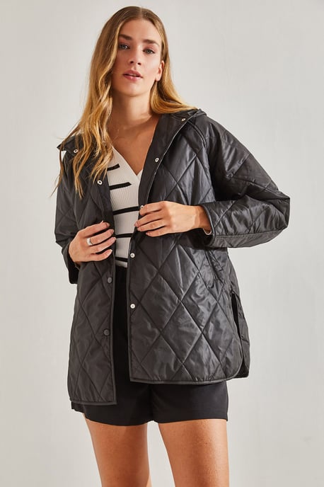 Kapuze Übergroße Steppjacke - Image 2