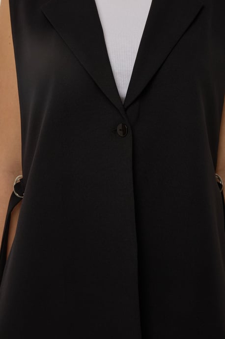 Zugestecktes Detailweste mit Jackenkragen - Image 5
