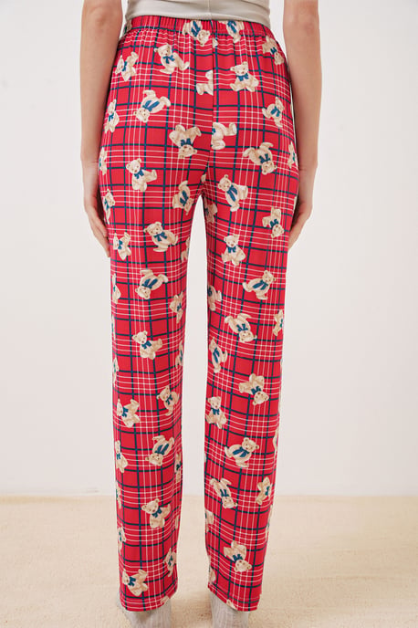 Musterte Mid-Waist Lounge-Hosen - Image 5