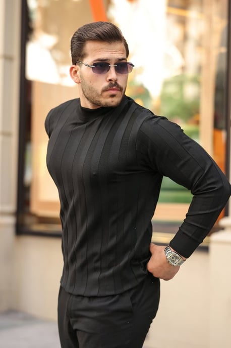 Strickpullover mit halb hochgeschlossenem Kragen - Image 2