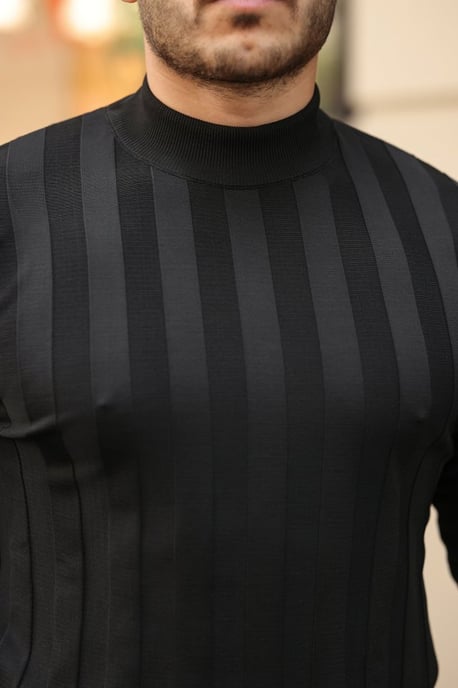 Strickpullover mit halb hochgeschlossenem Kragen - Image 3