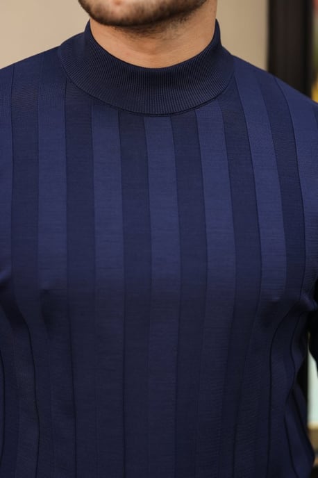 Strickpullover mit halbem Rollkragen - Image 2