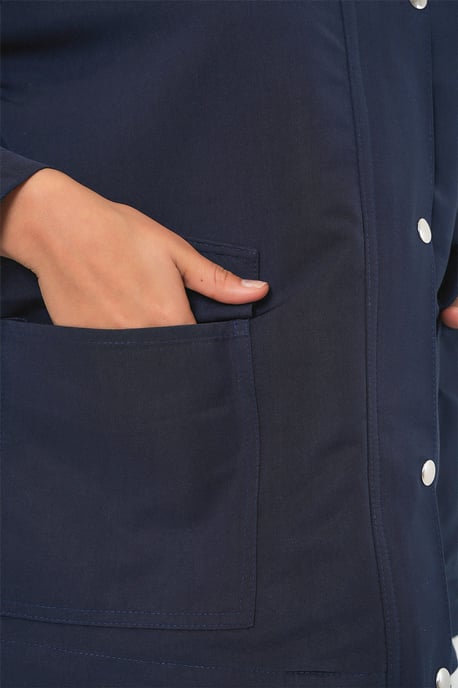 Gabardinejacke mit Knopfverschluss und Taschen - Image 6