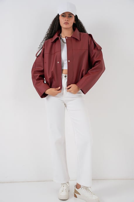 Übergroße Zip-Up Jacke - Image 2