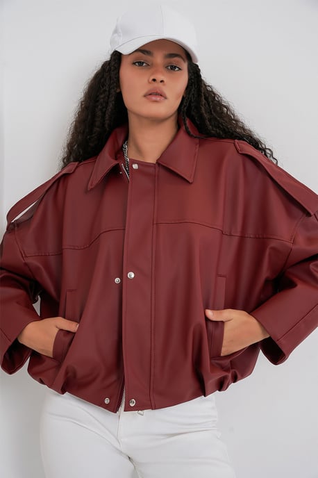 Übergroße Zip-Up Jacke - Image 3