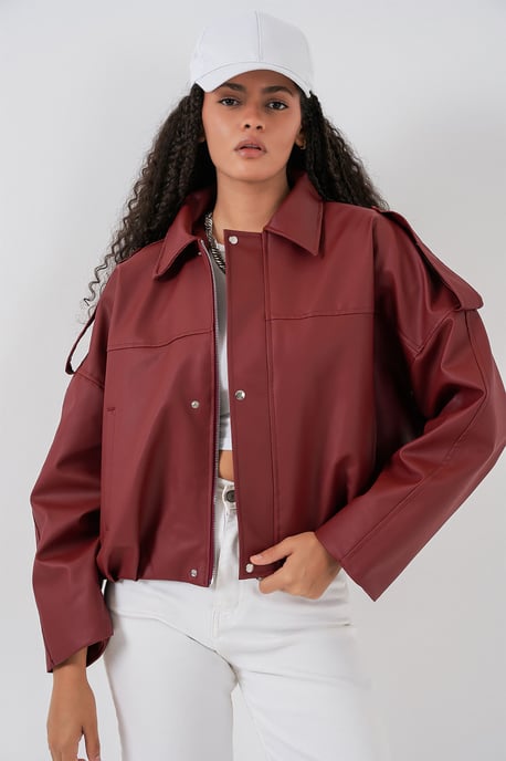 Übergroße Zip-Up Jacke - Image 4