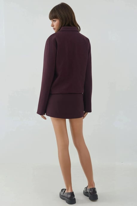 Knopfjacke mit Struktur und Taschen - Image 6