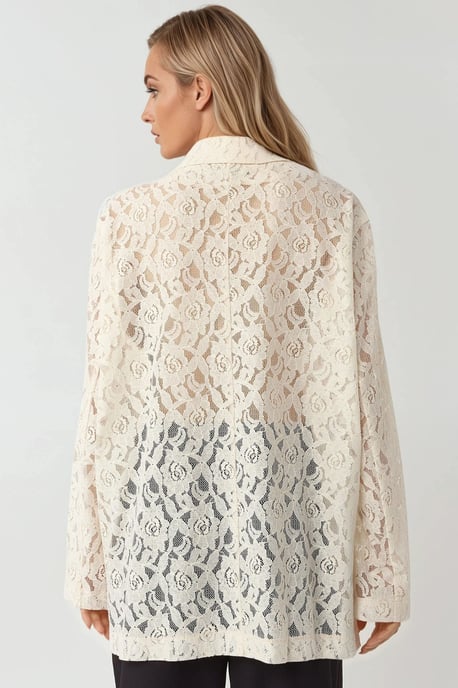 Florale Spitze Langarmjacke Pika Kollektion - Image 3