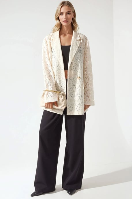 Florale Spitze Langarmjacke Pika Kollektion - Image 5