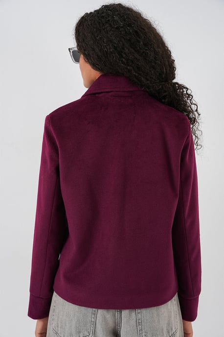Texturierte Doppeltverschlussjacke - Image 6