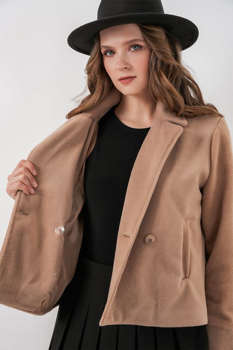 Strukturierte Doppelreiherjacke - Image 4