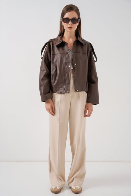 Übergroße Reißverschlussjacke - Image 2