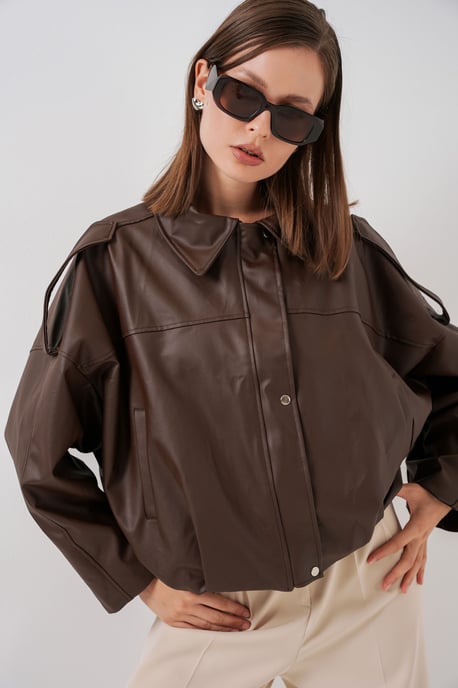 Übergroße Reißverschlussjacke - Image 3