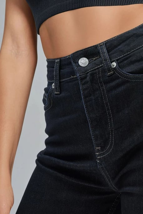 SQUALO Hochtaillierte Gerade Leg Jeans - Image 6