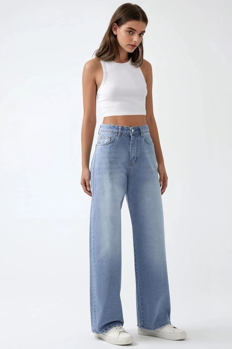 Baggy Fit Denim-Jeans - Image 1