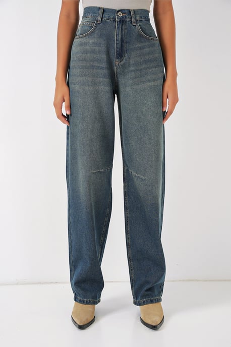 Leinen-Mischung Gerade Jeans - Image 2