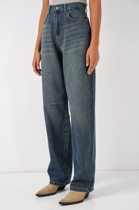 Leinen-Mischung Gerade Jeans - Image 3