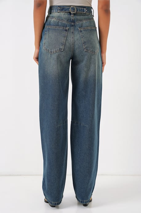 Leinen-Mischung Gerade Jeans - Image 4