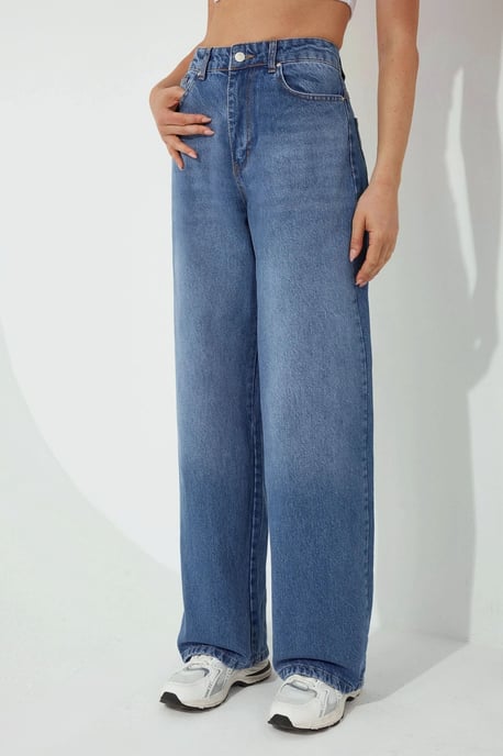 Baggy Fit Denim Jeans - Image 1
