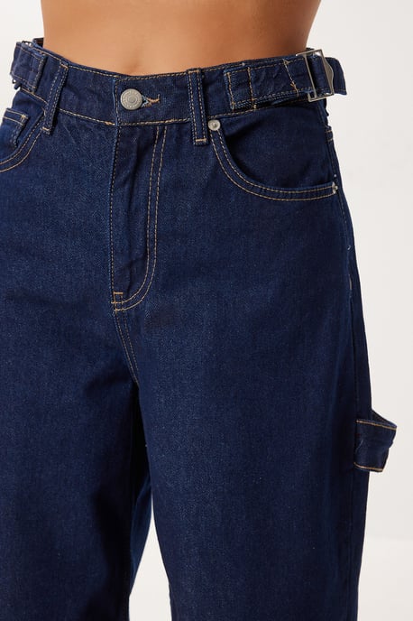 Hoch geschnittene Baggy-Fit weit geschnittene Jeans - Image 5