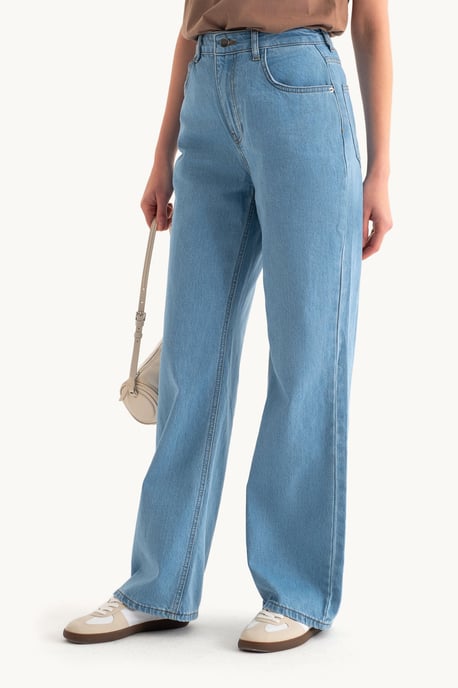 Hochtaillierte Gerade Jeans - Image 1