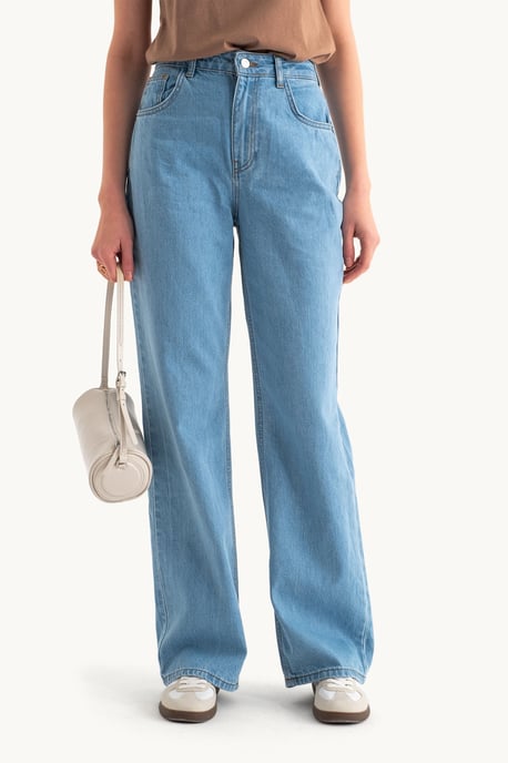 Hochtaillierte Gerade Jeans - Image 2