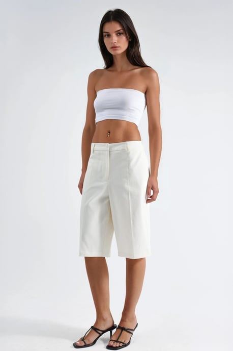 Gerade geschnittene Bermuda-Shorts (ohne Gürtel) - Image 6