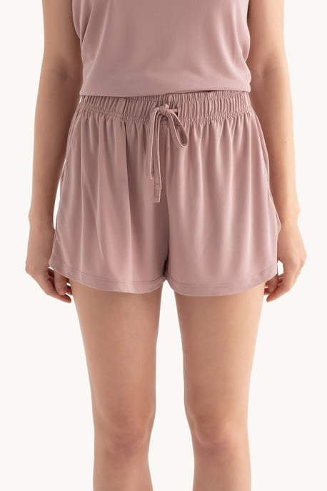 Mittelhohe Basic Shorts mit Kordelzug - Image 2