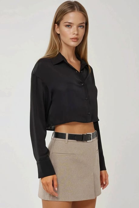 Gewebter Mini-Skort - Image 1