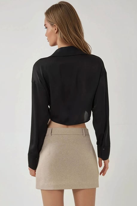 Gewebter Mini-Skort - Image 4