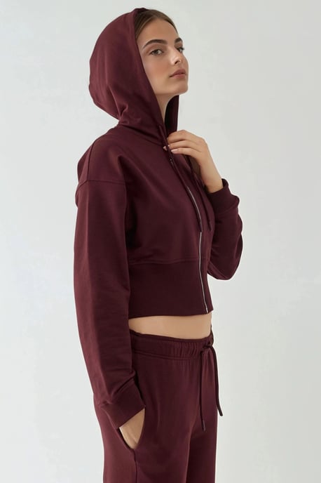 Kapuzensweatshirt mit Reißverschluss - Image 3