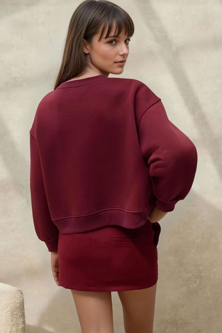 Bestickter Baumwoll-Sweatshirt im Relaxed Fit - Image 5