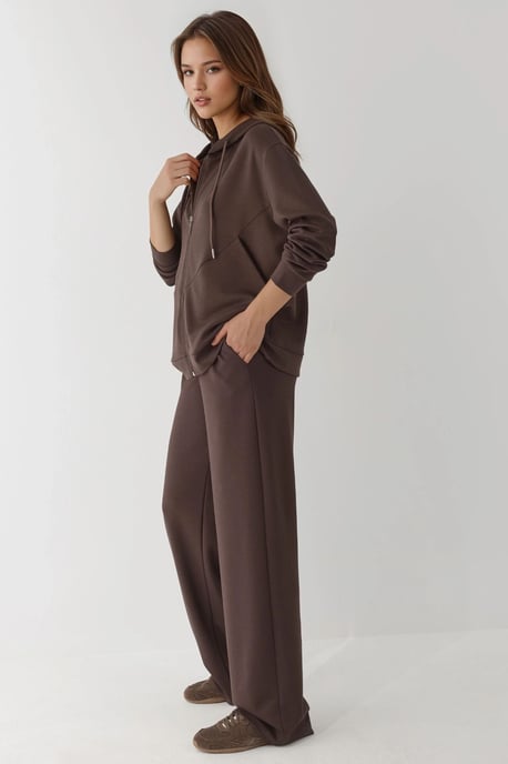 Weicher Touch Vollzip Hoodie Sweatshirt - Image 3