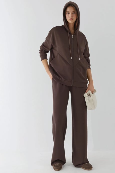 Weicher Touch Vollzip Hoodie Sweatshirt - Image 5