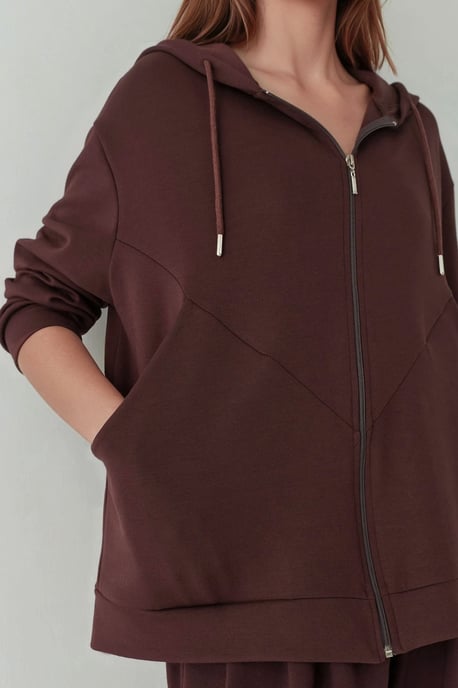 Weicher Touch Vollzip Hoodie Sweatshirt - Image 6