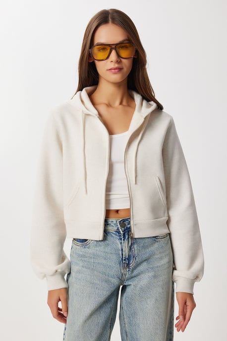 Kapuzensweatshirt mit Reißverschluss - Image 2
