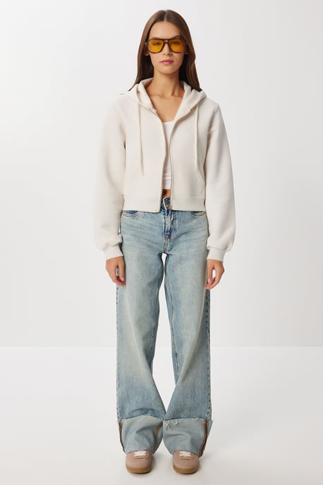 Kapuzensweatshirt mit Reißverschluss - Image 4
