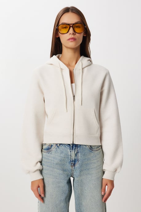 Kapuzensweatshirt mit Reißverschluss - Image 5