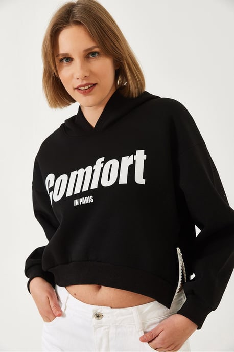 Hoodie im Oversized-Style mit Pompom - Image 2