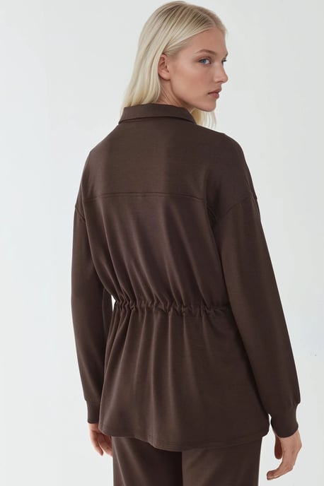 Modal Touch Langjacke mit verstellbarem Bund - Image 2
