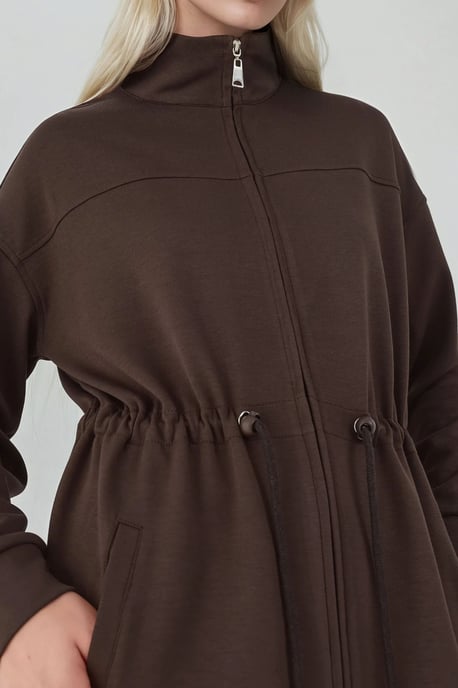 Modal Touch Langjacke mit verstellbarem Bund - Image 4